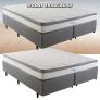 Cama Box Queen Size Herval Ômega com Pillow Top e Molas Ensacadas 60x158x198cm