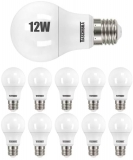 Kit Lâmpada de LED Bulbo Taschibra E27 Branca – 12W 6500K TKL 80 10 Unidades