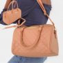 Bolsa Via Uno Báu Transversal Matelassê Feminina