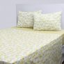 Jogo de Cama Queen 4 Peças Ariel Floral Amarelo – Basic+