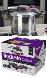 Panela de Pressão Rochedo Clipso Alumínio Pólido 4,5L