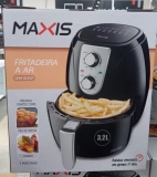 Fritadeira Elétrica sem Óleo/Air Fryer Mondial – Maxis AF-33 Preto e Prata 3,2L com Timer SÓ 127V