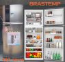 Geladeira/Refrigerador Brastemp Frost Free Inox – Duplex 462L Painel Touch BRM56AKANA