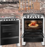 Fogão de Piso Continental FC5CB 5 Bocas Automático Branco com Mesa Compartimentada – Bivolt