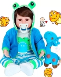 Boneco Reborn David 45cm com Acessórios – Laura Baby