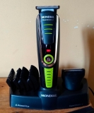 Aparador de Pelos Mondial Super Groom 6 em 1 BG-04 Sem Fio Preto/Verde – Bivolt