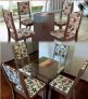 Conjunto para Sala de Jantar Mesa e 4 Cadeiras Espresso Móveis Choco/Passion