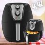 Fritadeira Elétrica Sem Óleo/Air Fryer Britânia – Air Fry Pro Saúde Preta 4,4L com Timer
