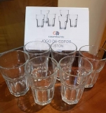 Jogo de Copos de Vidro 6 Peças 450ml Casambiente Boston