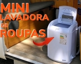 Mini Lavadora de Roupas Praxis – Petit 1,2Kg Branca