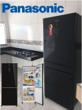 Geladeira/Refrigerador Panasonic Frost Free – 425L Glass Painel EasyTouch
