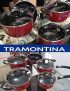 Jogo de Panelas Tramontina Antiaderente – de Alumínio Vermelho 5 Peças Convida Mônaco
