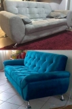 Sofá 3 Lugares Revestimento Suede Larissa Style – Linoforte