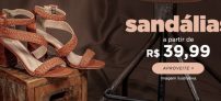 SANDÁLIAS E RASTEIRINHAS