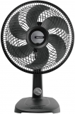 Ventilador de Mesa, TS30, Preto/Dourado, 110v, Mallory