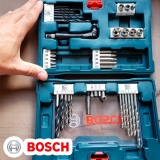 Kit de Pontas e Brocas Bosch V-Line para parafusar e perfurar com 41 unidades