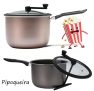 Pipoqueira Brinox Pic Poc com Revestimento Interno Antiaderente Pro-Flon Prata – 20 cm