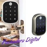 Fechadura Digital Yale YRD 256 com Senha – Interna de Embutir Preta