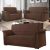 Sofá 2 e 3 Lugares Itália Marrom Suede