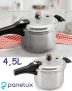 Panela de Pressão Panelux Premium em Alumínio Polida – 4,5 L
