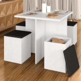 Conjunto Sala De Jantar 4 Banquetas Munique – M. Araponga