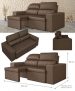 Sofá Retrátil e Reclinável 3 Lugares Velosuede – Enigma Next Sofás