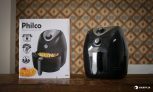 Fritadeira Elétrica Sem Óleo/Air Fryer Philco – Air Fry Saúde Preta 4,4L com Timer