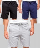 Kit Bermuda Básicos 3 Peças Masculina – Preto+Cinza