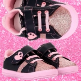 Tênis Infantil Krisle Coração Glitter Feminino – Kurz