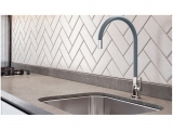 Torneira para Cozinha de Parede – Docol Galiflex Cromado e Cinza