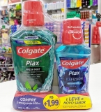 Kit Enxaguante Bucal Colgate Plax Fresh Mint 500ml + Colgate Plax IceFusion 250ml
