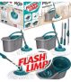 Mop Giratório Fit, MOP5010, 8 litros, Cinza, Flash Limp