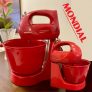 Batedeira Mondial Power B-44-R Velocidade 3 Vermelho 127- 400W