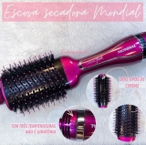 Escova Secadora Mondial 1200W com Íons – 3 Velocidades Chrome Pink ES-04