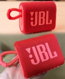 Caixa de Som Portátil JBL Harman GO3 com Bluetooth 5.1, Entrada USB-C, À prova d’água – Vermelha