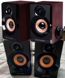 Caixa De Som 2.0 6W Rms Acabamento Madeira Multilaser – SP261