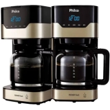 Cafeteira Elétrica Philco PCFD38CH Touch – 38 Xícaras Preto e Champagne