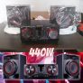 Mini System LG Bluetooh USB MP3 CD Player 440W – Karaokê CJ44 X Boom