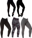 Kit com 3 Calças Leggings Basic Suplex