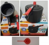 Panela de Pressão Eirilar Antiaderente 4,5L – Preto 1227