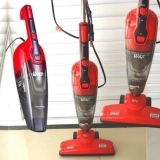 Aspirador de Pó Portátil e Vertical Wap – Filtro HEPA 1000W High Speed Vermelho e Preto
