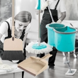 MOP Giratório Azul + Vassoura 4 em 1 Fun Clean