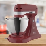 Batedeira Philco Pbt510v 4 Velocidades Inox Vermelha 500W