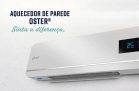 Aquecedor de Parede Oster com Controle Remoto 1500W Branco 127V OAQC510
