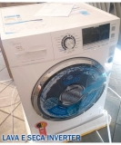 Lava e Seca Midea 11Kg Storm Wash LSD11B1 Inverter – 16 Programas de Lavagem Branca