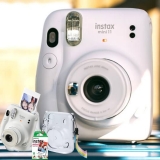 Instax Mini 11 Fujifilm Branco Flash Automático – com Acessórios