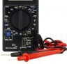 Multilaser Multímetro Digital Corrente Ac + Dc Tensão 200M~1000V Bateria 9V Preto – Au325