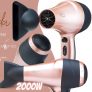 Secador de Cabelo Profissional Essenza – AC 2000W-127V com Tourmaline Ionic + Bag – EB042, Multilaser, EB042 , Rosa