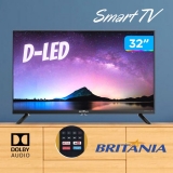 Smart TV HD D-LED 32” Britania BTV32G70N5CBLH – Wi-Fi 2 HDMI 1 USB