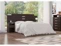 Cabeceira Casal e Queen Size MDP com 2 Prateleira – 2 Mesas de Cabeceira Demóbile Triunfo